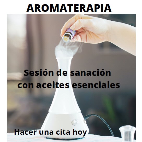 Aromaterapia Sesión de sanación con aceites esenciales
